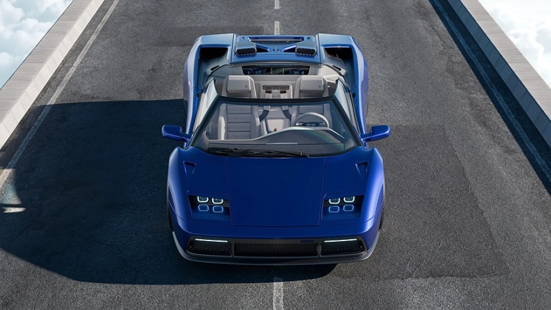 Eccentrica V12 Roadster: открытая версия рестомода на базе Lamborghini Diablo