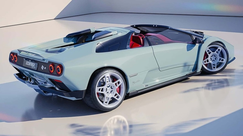 Eccentrica V12 Roadster: открытая версия рестомода на базе Lamborghini Diablo