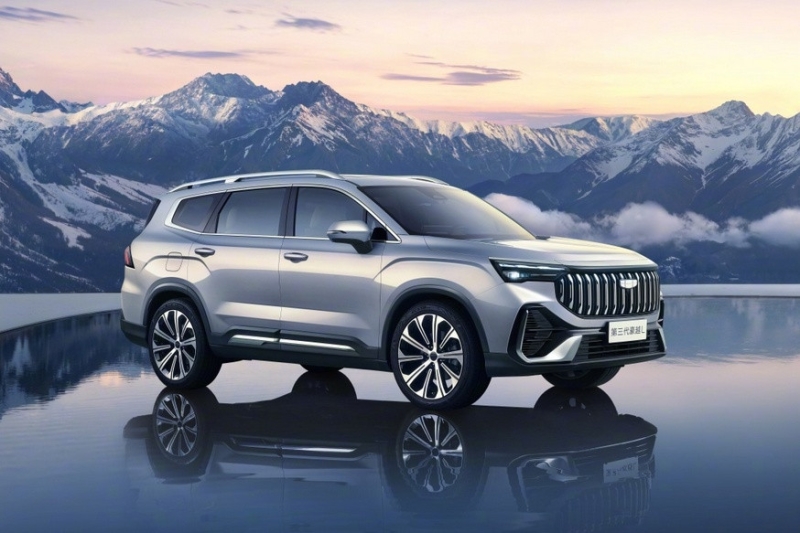 Geely полностью раскрыла дизайн обновлённого кроссовера Okavango